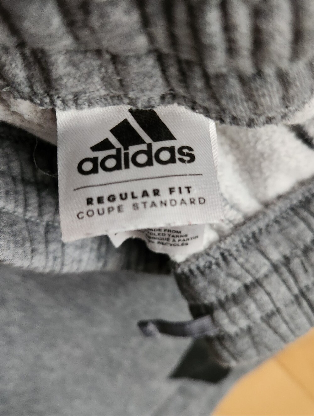 Adidas Kids'/Boys' Grey Logo Jogger Sweatpants W/ Pockets, Large (10/12) - Picture 2 of 9